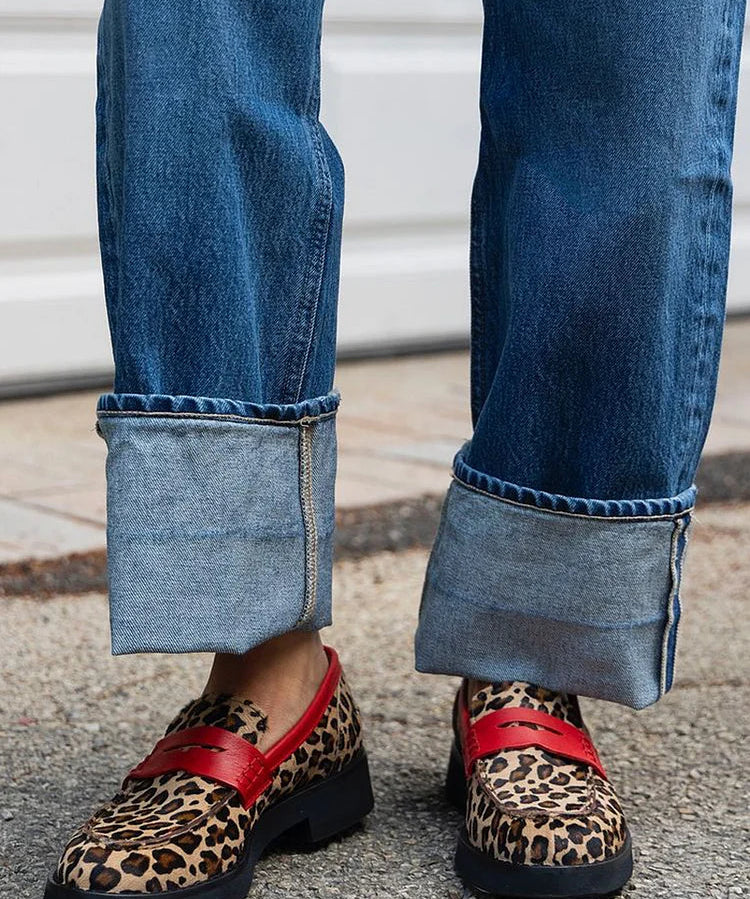 Roxana - Mocasini cu model sălbatic