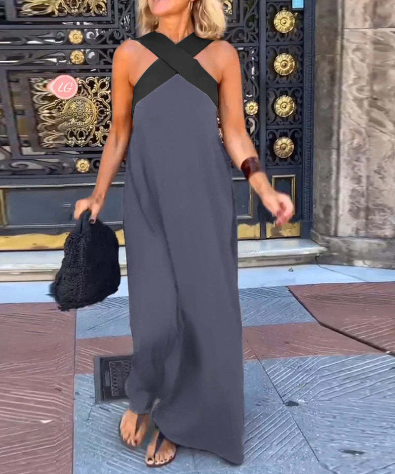 Lavinia – Rochie Halter Fluidă