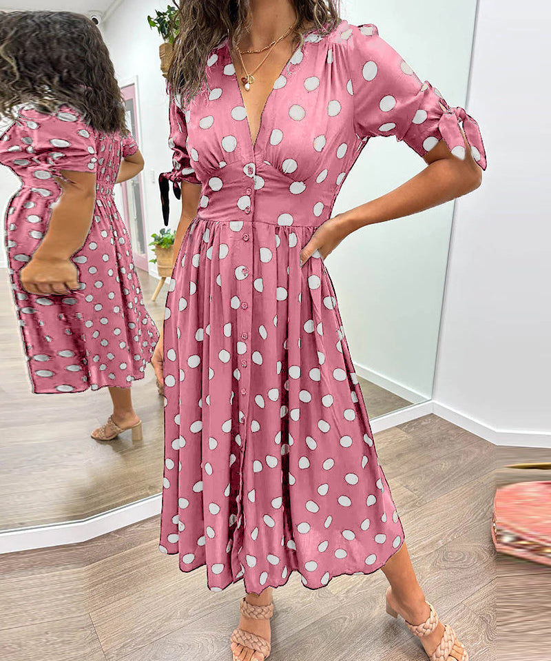 Anca – Rochie de vară cu buline