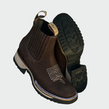 Ankica - Botine din piele ecologică de cowboy