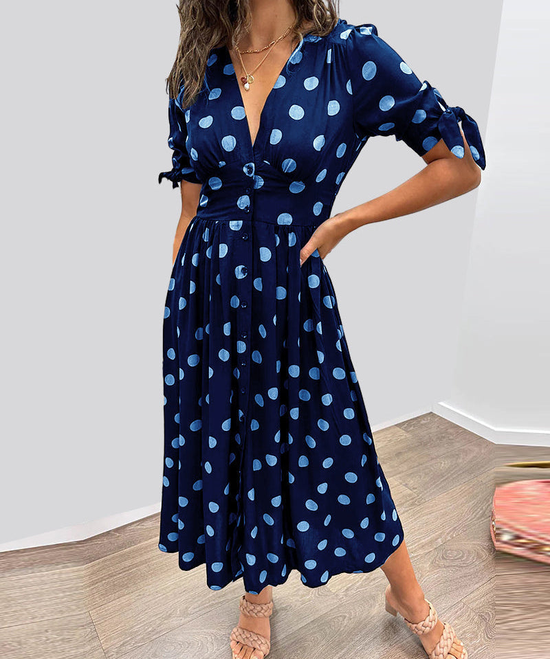 Anca – Rochie de vară cu buline