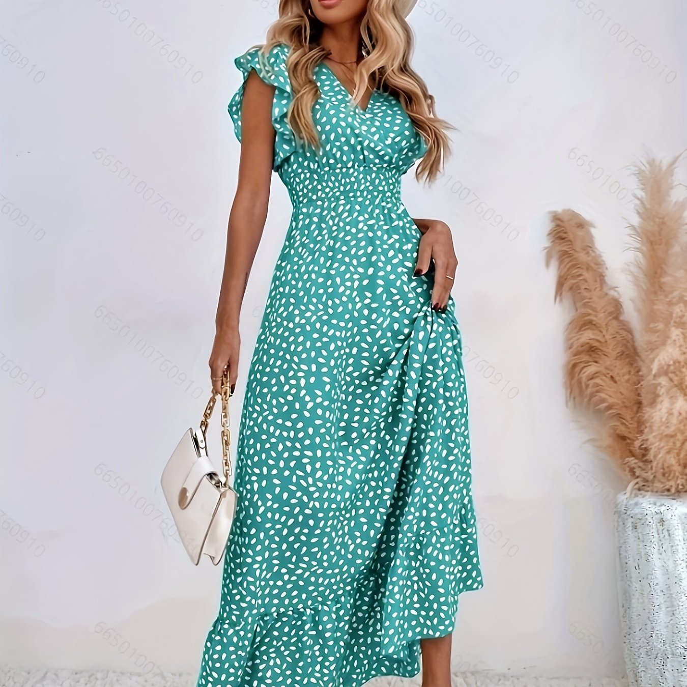 Mihaela – Rochie Florală cu Fante