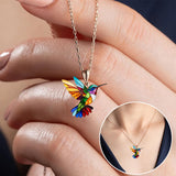 Colar de Beija-flor com Brincos Bónus – Oferta por Tempo Limitado