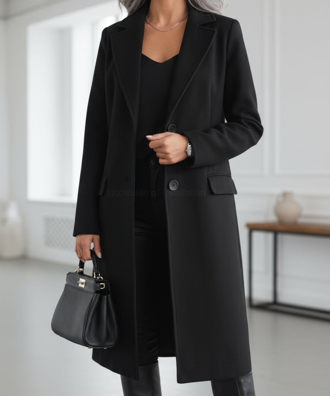 Iuliana – Palton Lung Elegant