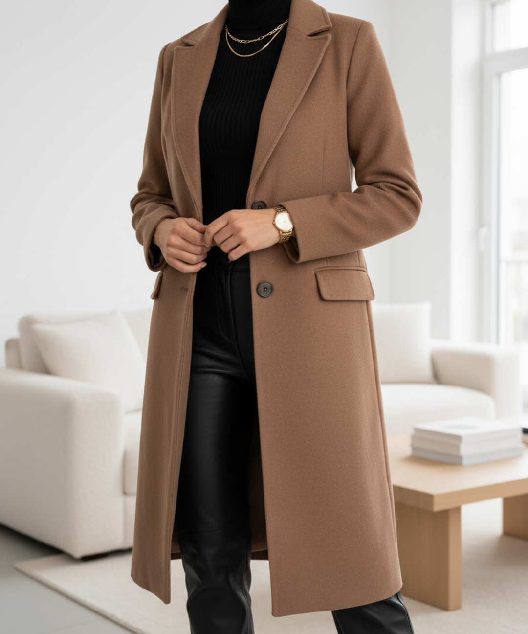 Iuliana – Palton Lung Elegant
