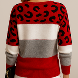 Sara | Pulover Leopard Eleganță
