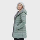 Elena | palton impermeabil cu blană