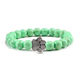 Pulseira de Pata com Contas – Design em Pedra Natural