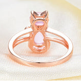 Anel de Gato em Ouro Rosa
