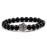 Pulseira de Pata com Contas – Design em Pedra Natural