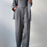 Elena – Set De Trei Piese Cu Blazer Si Pantaloni