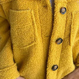 Nóra – Teddy kabát gombokkal