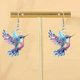 Brincos Dangle Beija-flor