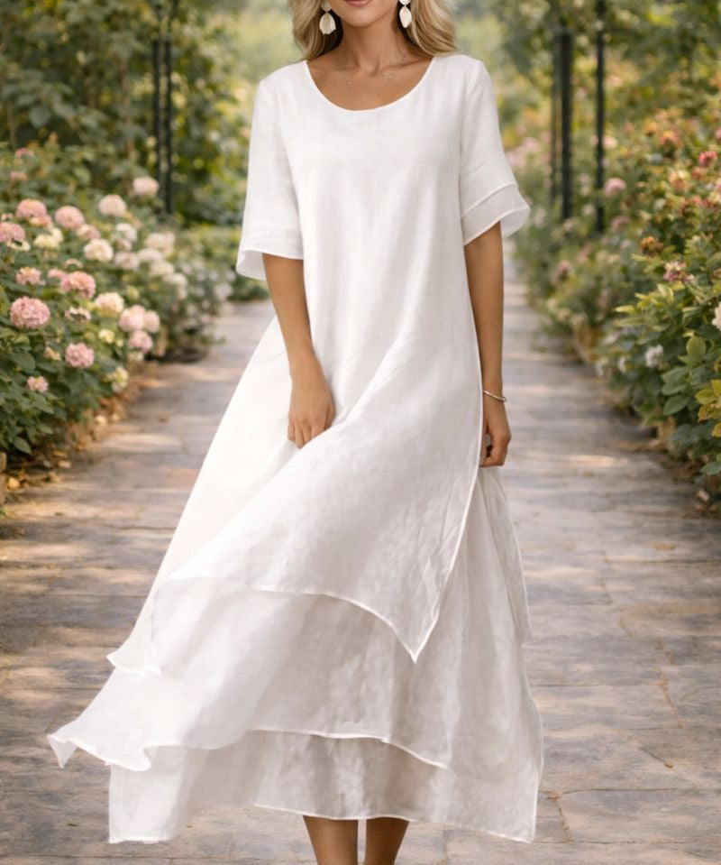 Eva – Rochie Maxi cu Volane