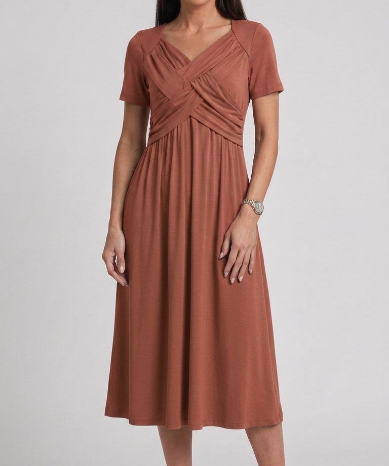 Georgeta – Rochie cu Decolteu în V