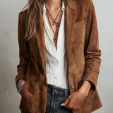 Marcelle | Vintage, barna blézer