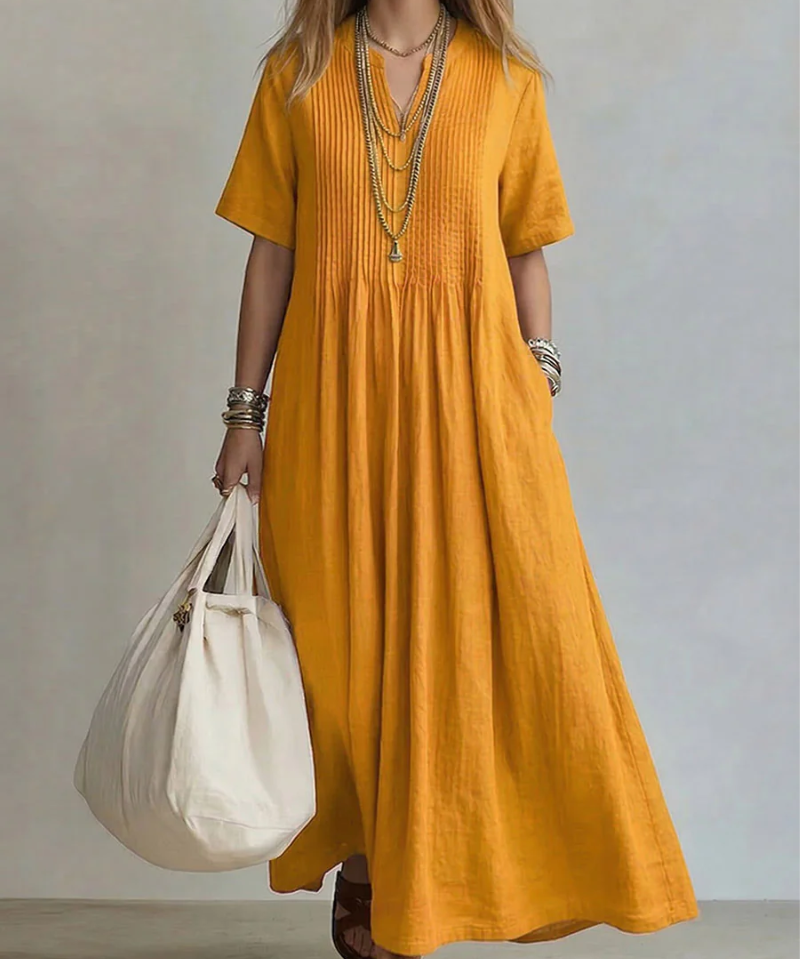 Elena – Rochie Plisată