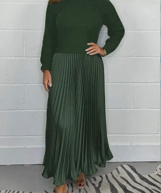 Mădălina – Rochie Maxi Plisată