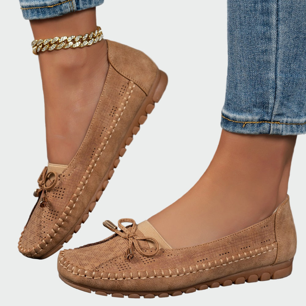Pantofi confortabili tip slip-on cu talpă anatomică